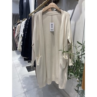 Cardigan len thỏ dáng dài