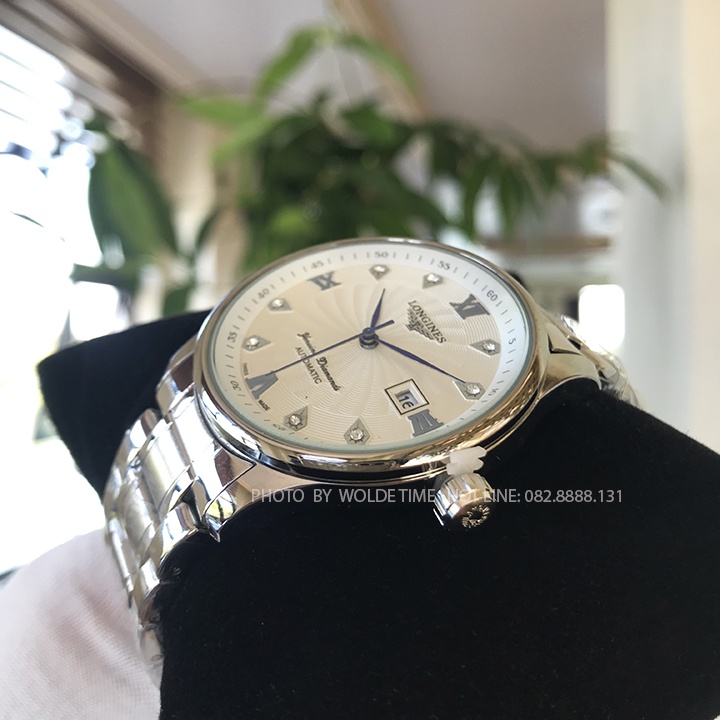 Đồng hồ LG01 Nam, Dây thép đúc đặc cao cấp, Full hộp, Mặt Sapphire chống xước, chống nước thẻ bảo hành 2 năm