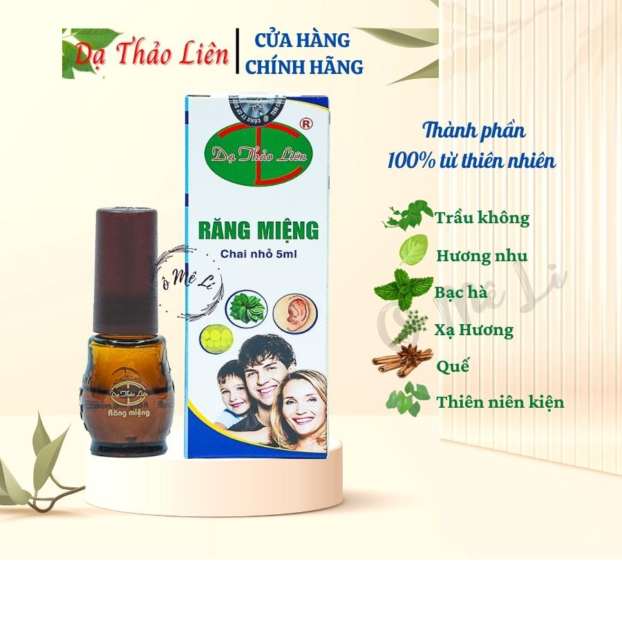 Tinh dầu răng miệng dạ thảo liên 5ml, dạ thảo liên răng miệng chính hãng - ảnh sản phẩm 3