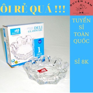 Gạt tàn thuốc lá - gạt tàn thủy tinh glass ware