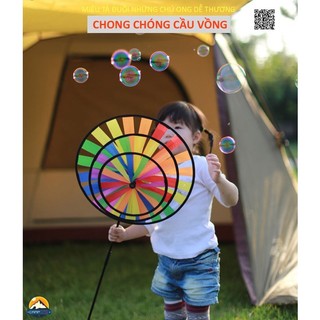 Chong chóng cầu vòng 3 tầng 7 màu CLS khổng lồ