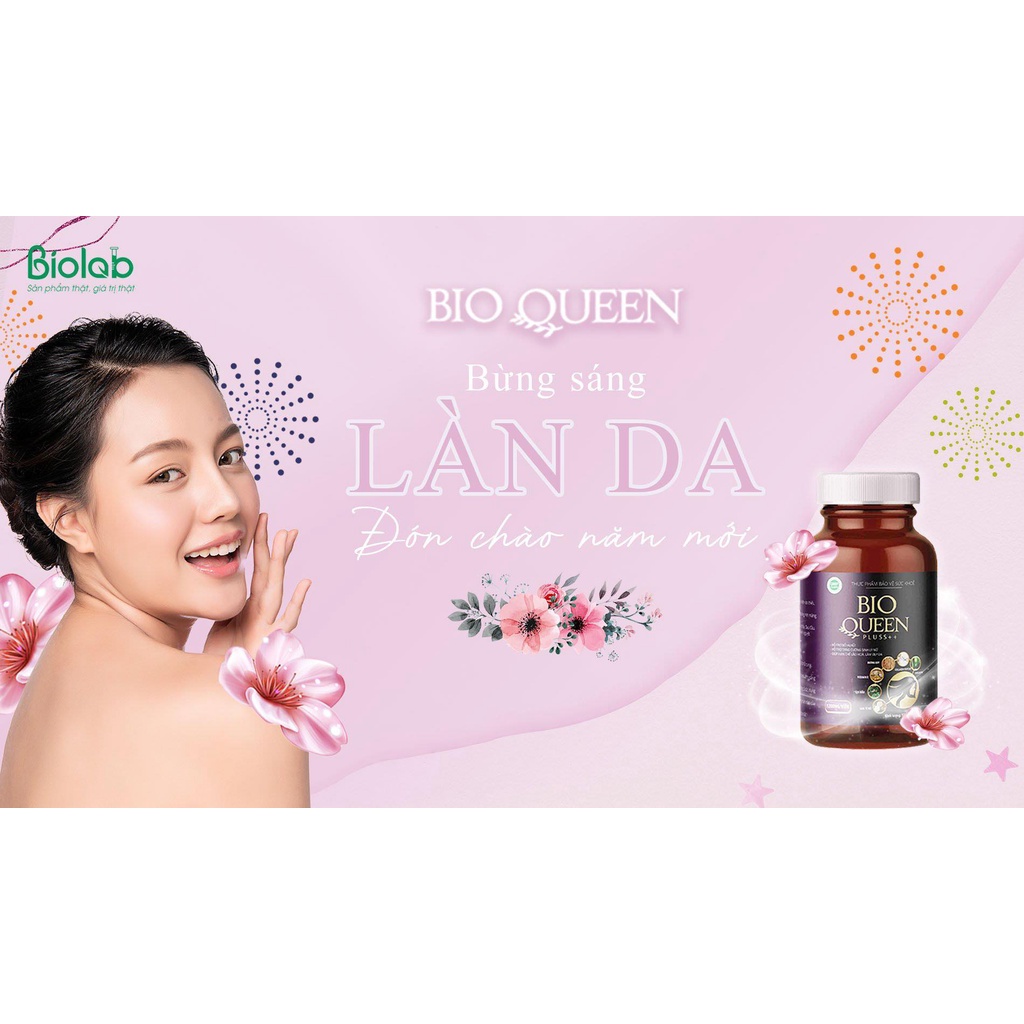 Bioqueen Pluss HỘP45 VIÊN tăng cường nội tiết tố nữ