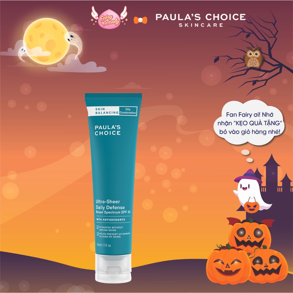 Kem Chống Nắng Hóa Học Cho Da Dầu Mụn Skin Balancing Ultra - Sheer Daily Defence SPF 30 60ml (Mã 1560)