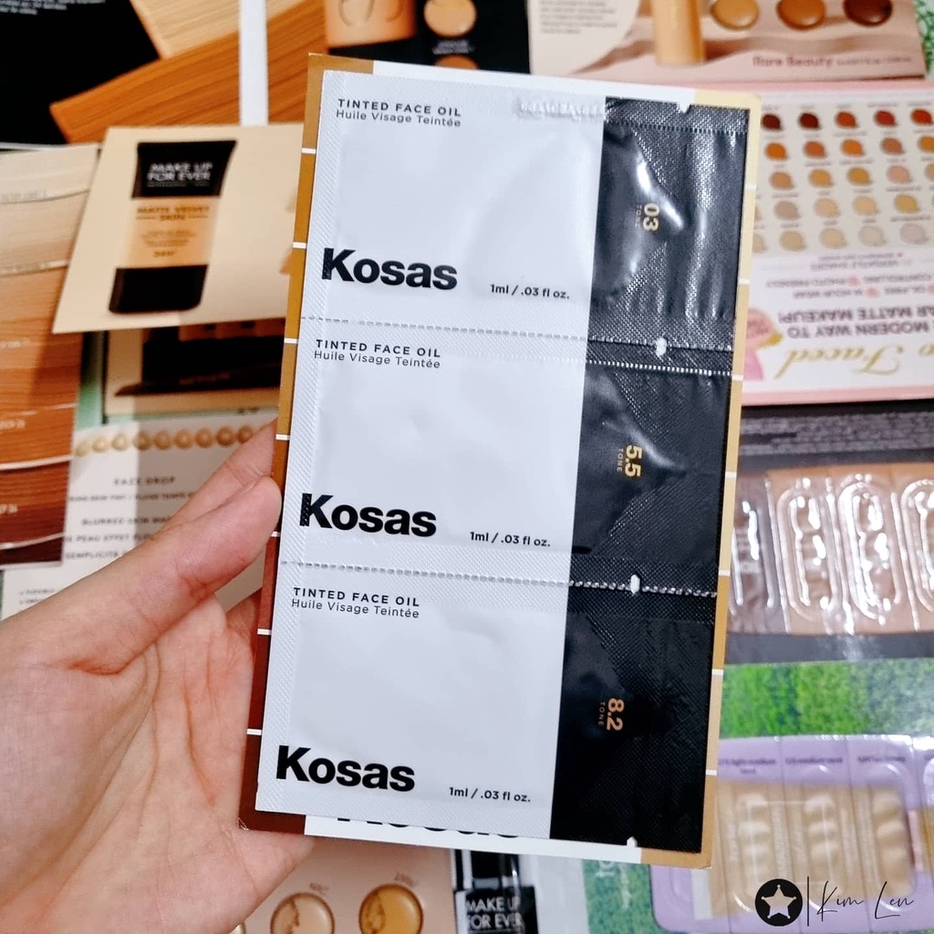 Sample, mẫu thử makeup các hãng. Mẫu thử kem nền, kem lót, che khuyết điểm