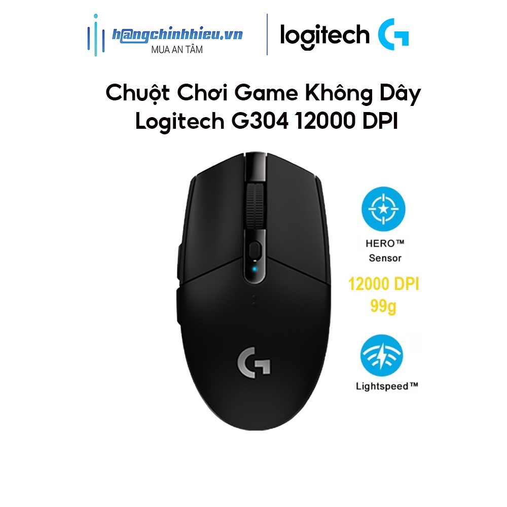 Chuột Chơi Game Không Dây Logitech G304 12000 DPI 6 Phím