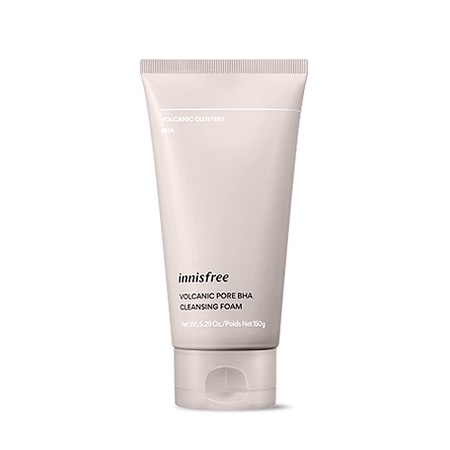 Sữa rửa mặt làm sạch sâu từ tro núi lửa Innisfree Pore BHA Cleansing Foam 150ML