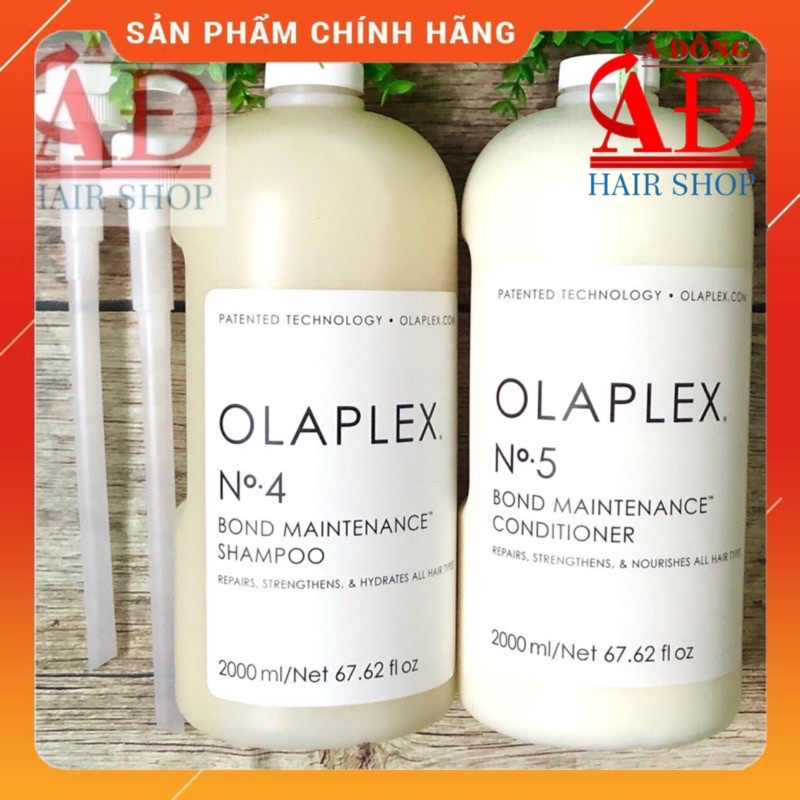 [USA] Bộ dầu gội xả Olaplex No 4&5 phục hồi tóc hư tổn của Mỹ 250ML/1000ML/2000ML