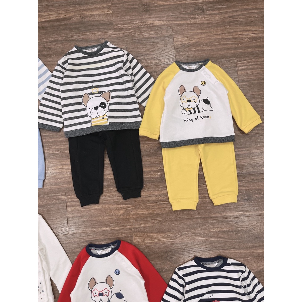 Bộ Mayoral chất nỉ mềm đẹp cho bé  màu sắc họa tiết bắt mắt đáng yêu