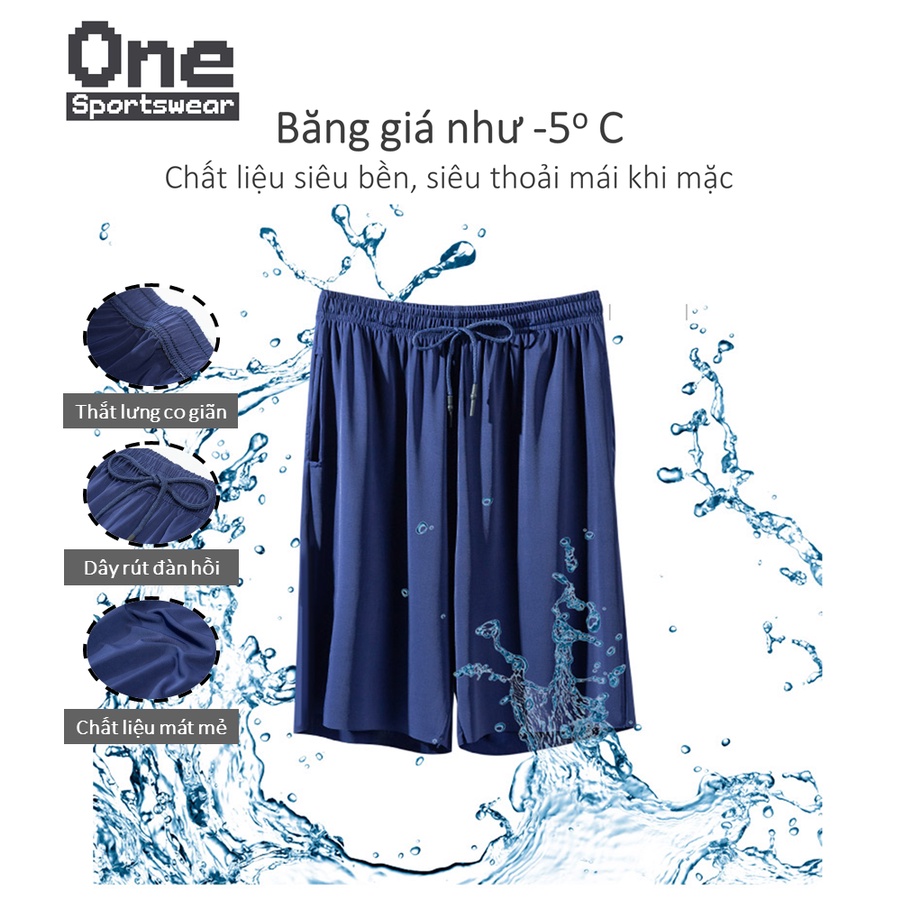 Quần Short Nam / Quần đùi nam Thun Băng Lạnh Siêu mát như -5 độ C chất vải ĐỘC LẠ thời trang và nhanh khô
