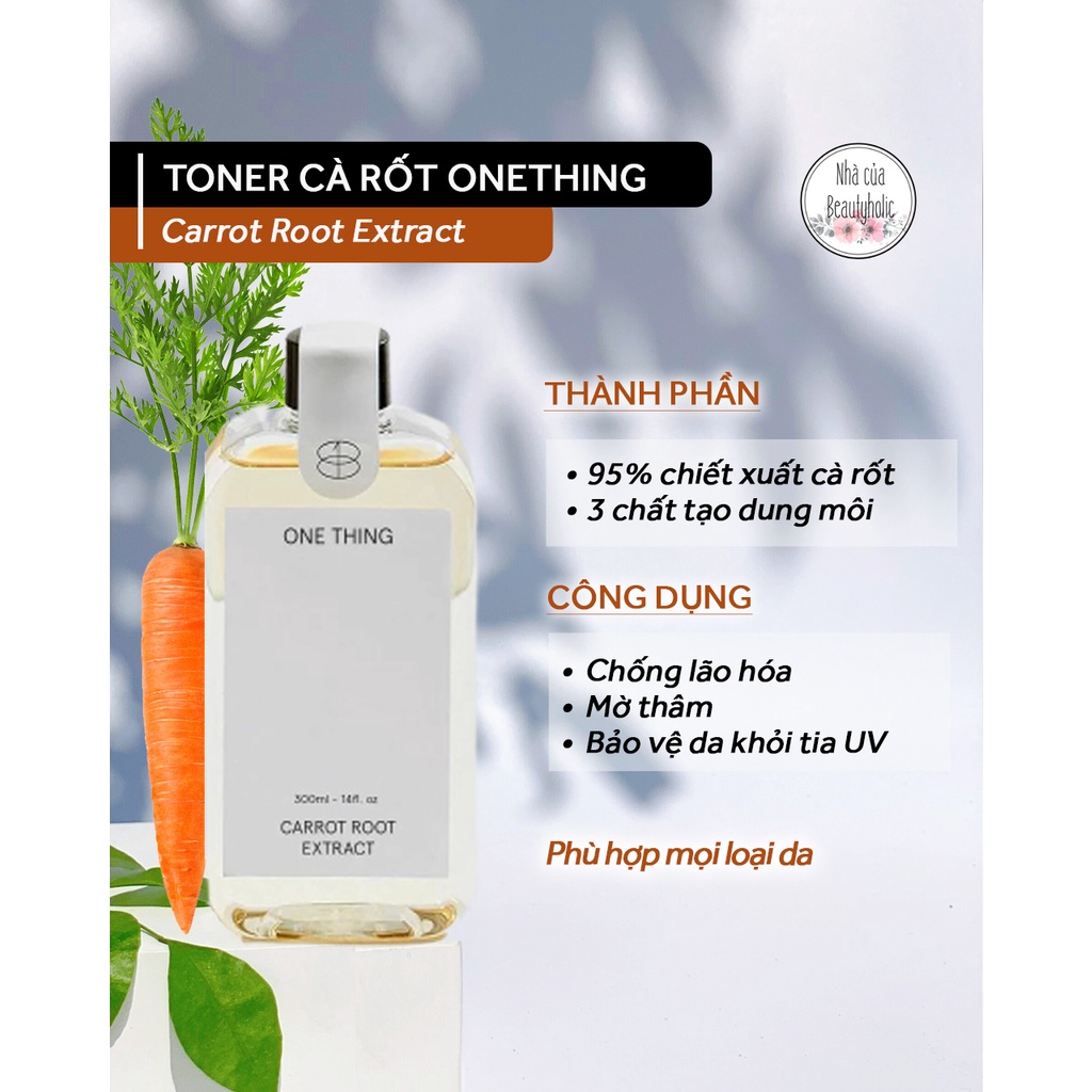 Toner cà rốt ONETHING CARROT ROOT EXTRACT