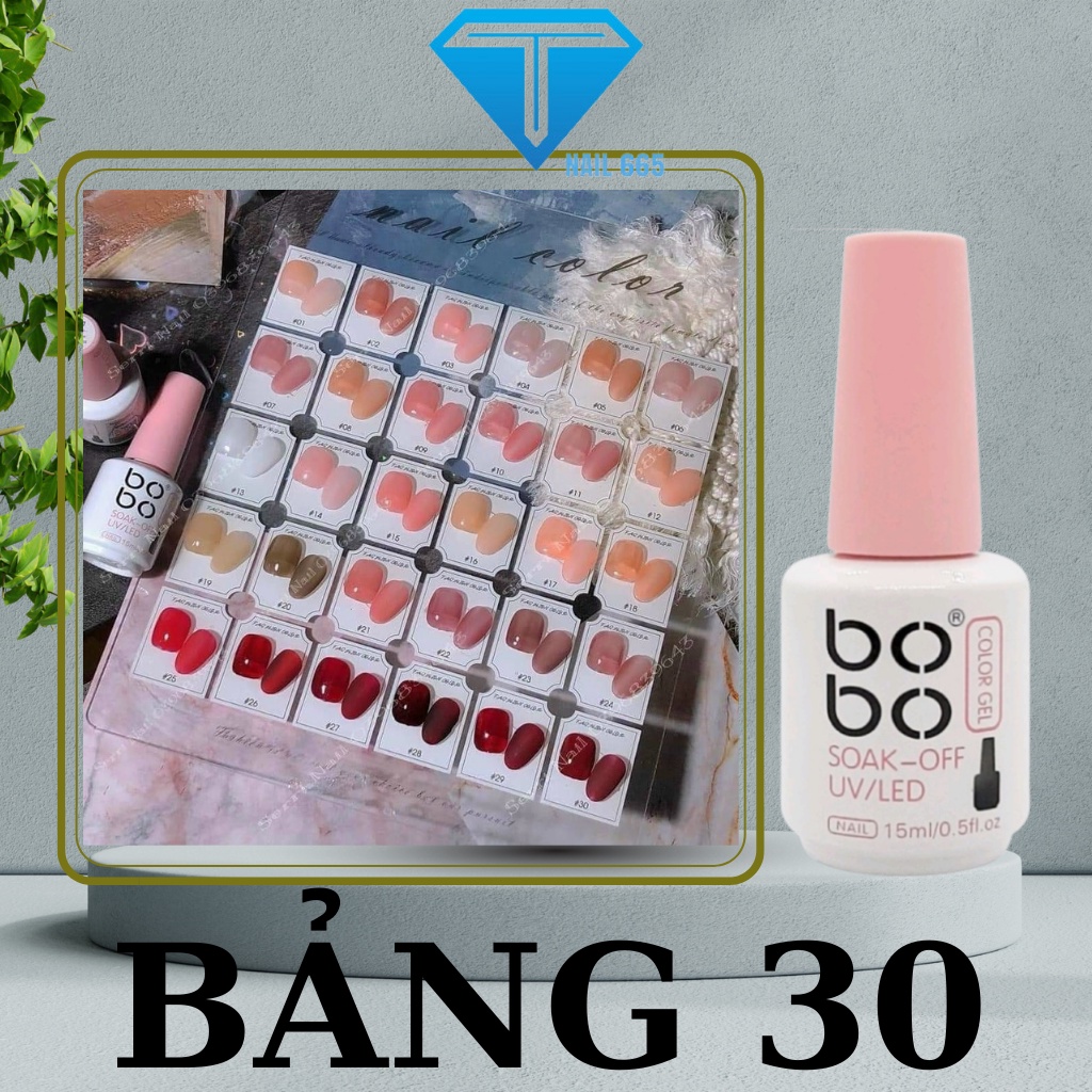 Sơn gel thạch bobo , Sơn móng tay nail thạch cao cấp