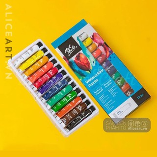 MỚI Màu nước Mont Marte bộ 12 tuýp