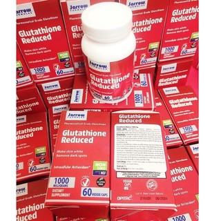 Viên uống trắng da Glutathione 1000mg Jarrow của Mỹ 60 viên