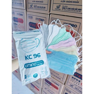 Sét 50 chiếc khẩu trang y Tế Cua King Crab UNIMO mẫu hot strend 2022