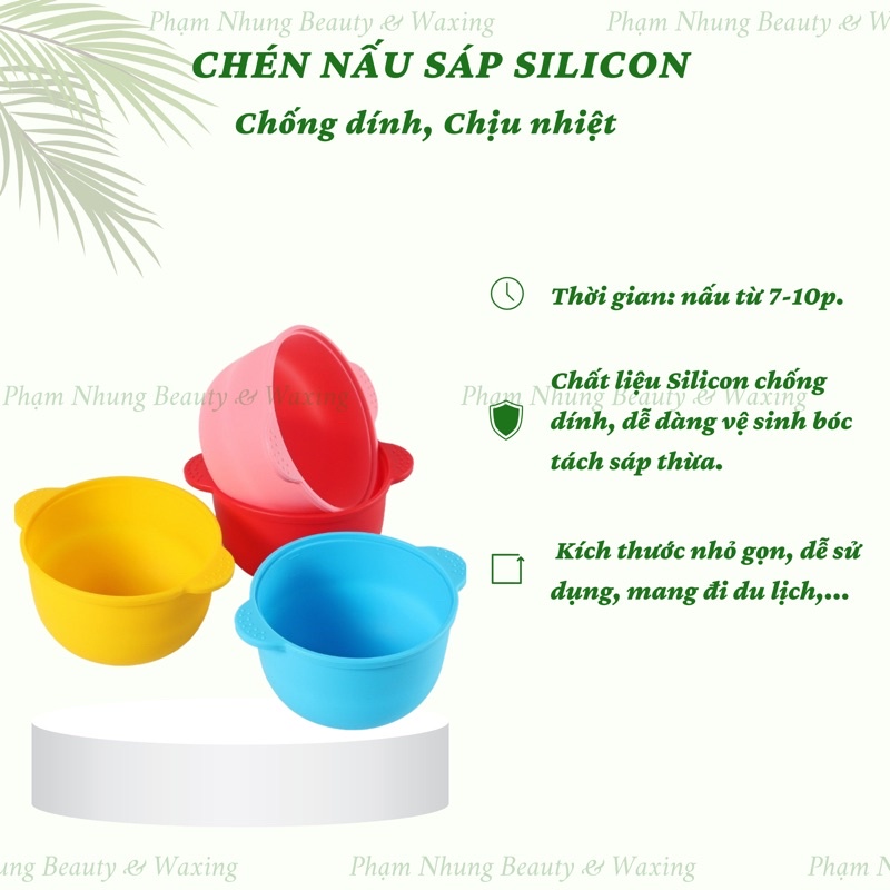 CHÉN SILICON - Lòng Nồi Chịu Nhiệt, Chống Dính, Tiết Kiệm