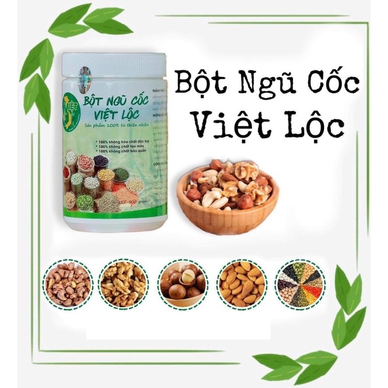 Ngũ Cốc Siêu Lợi Sữa Việt Lộc 500g mới Dành cho bà bầu, Ngũ cốc dinh dưỡng