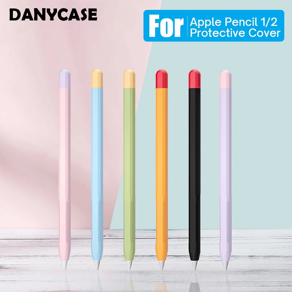 Vỏ Silicon Mềm Nhiều Màu Bảo Vệ Bút Cảm Ứng Cho Apple Pencil 1st 2nd
