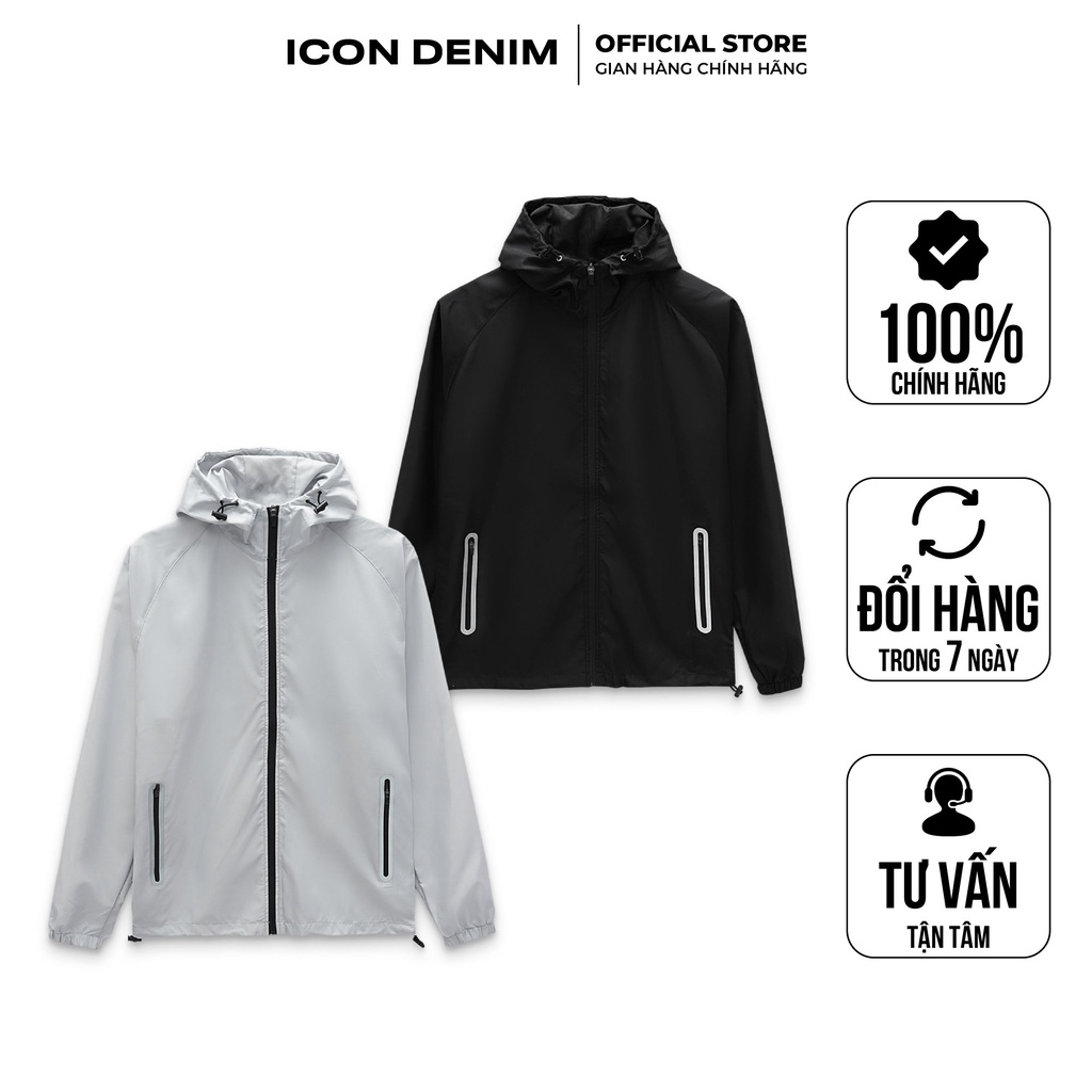 Áo Khoác Dù Nam ICONDENIM Regular Lightweight WindbreakerJacket AKID0050