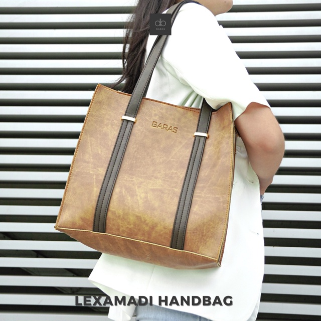 Túi xách da nữ thời trang màu Bò tươi - Lexamadi Handbag - Túi xách đeo vai