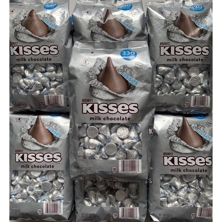 Kẹo Chocolate Hershey’s Kisses Milk 1,58 Kg Của Mỹ