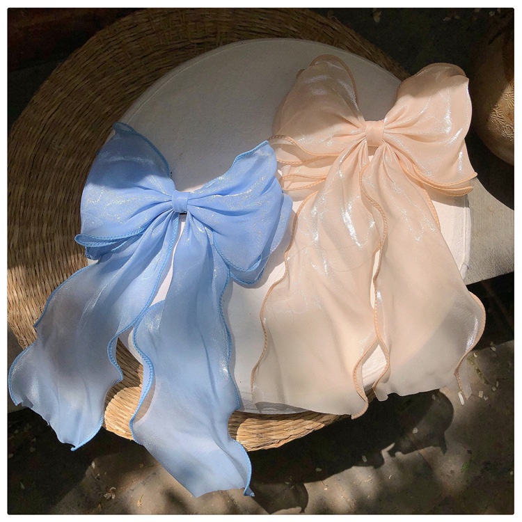 Kẹp Tóc Nơ Cài Tóc Lớn Lưới Phụ Kiện Thời Trang Cho Nữ AB114