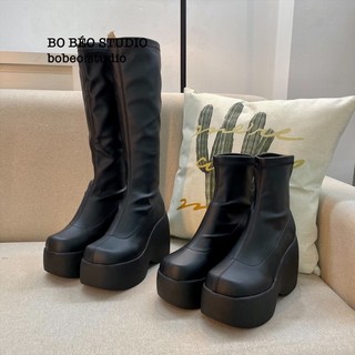 Bốt đùi b55 platform đế cao 12cms
