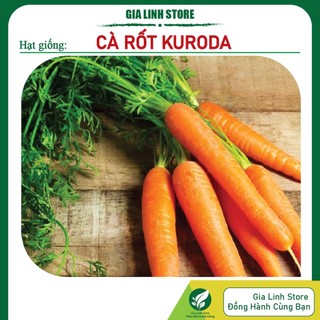 Hạt giống cà rốt kuroda cao sản gói 5gr