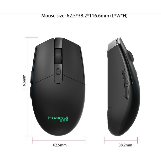 Chuột chơi game không dây G36 chuột văn phòng kinh doanh chuột không dây 2.4G phát sáng