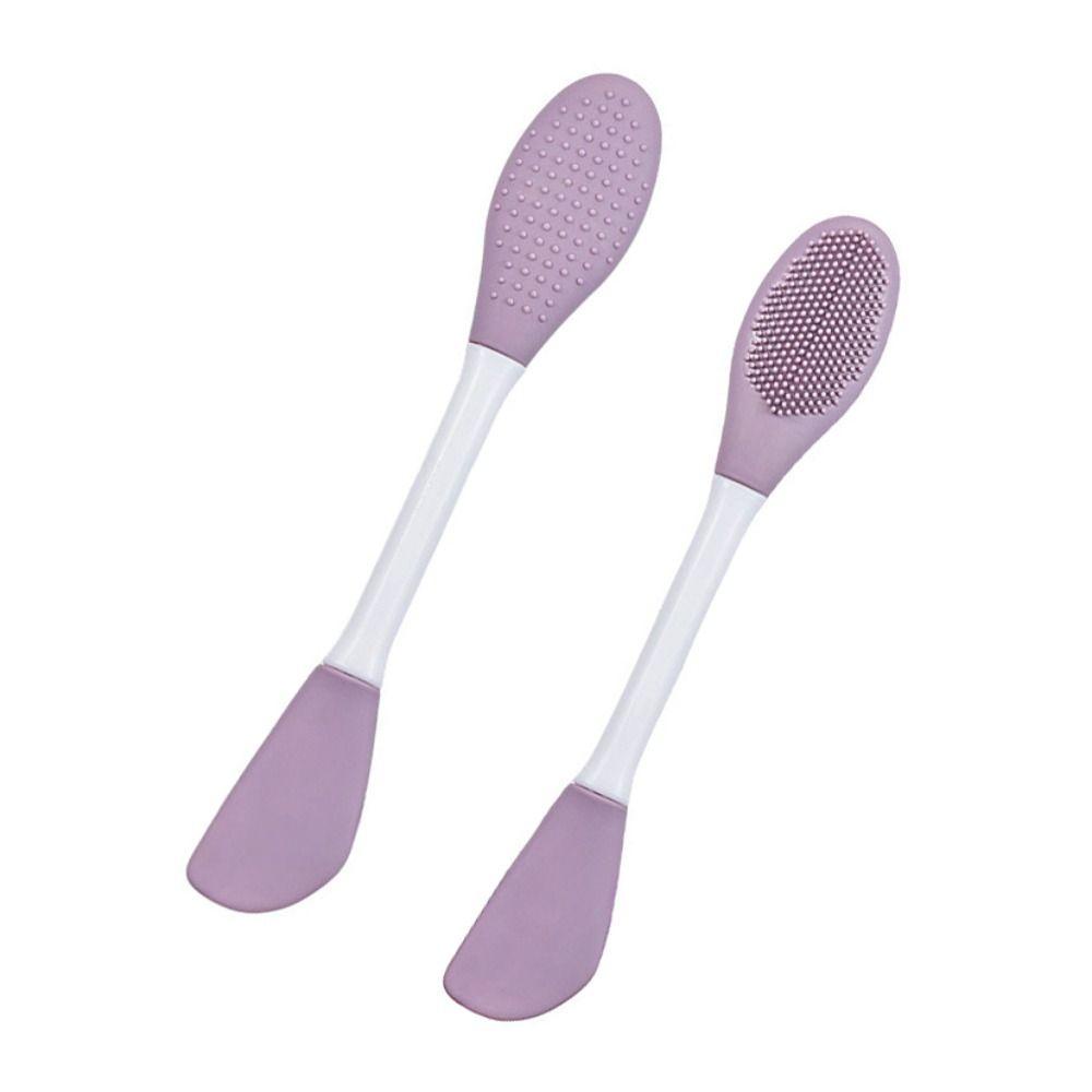 Cọ Silicone Hai Đầu Dùng Trộn Mặt Nạ Tẩy Tế Bào Chết Chăm Sóc Da