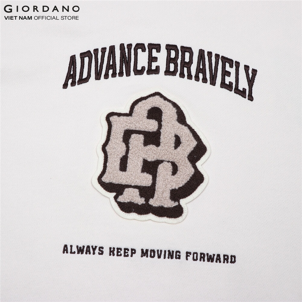 Áo Thun Dài Tay Nữ Sweatshirt Advance Bravely Giordano 05392610