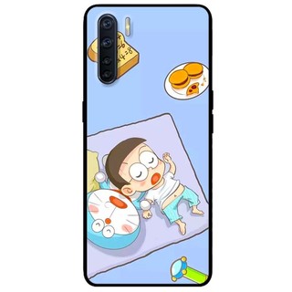 Ốp lưng Oppo Reno 3 / A91 - Reno 3 Pro - Reno 4 - Reno 4 Pro - Reno 5 - Reno 5 Pro mẫu Mèo Và Nô Ngủ