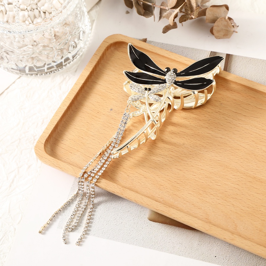Kẹp Tóc Hình Chuồn Chuồn Đính Đá Thời Trang