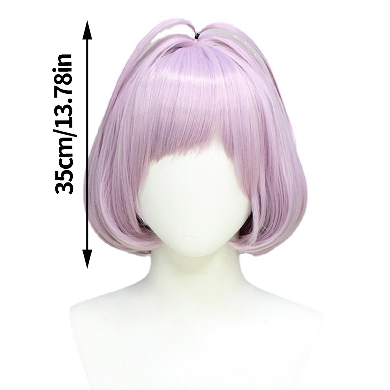 Tóc Giả Cosplay Komi san Wa Comyushou Desu Komi Shoko Màu Tím Đen