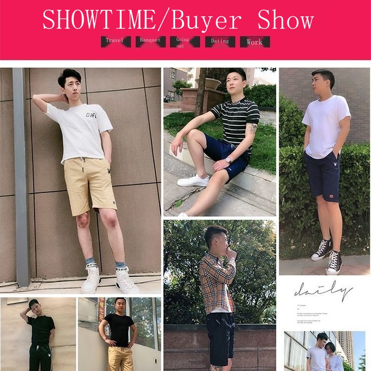 Playboy Quần Lửng Mùa Hè Thời Trang Dành Cho Nam