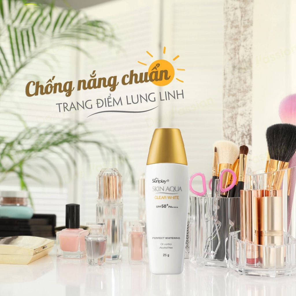 Kem Chống Nắng Sunplay Skin Aqua Kiềm Dầu, Dưỡng Da Trắng Mịn - Sunplay Skin Aqua Clear White SPF50+, PA++++ 25g/55g