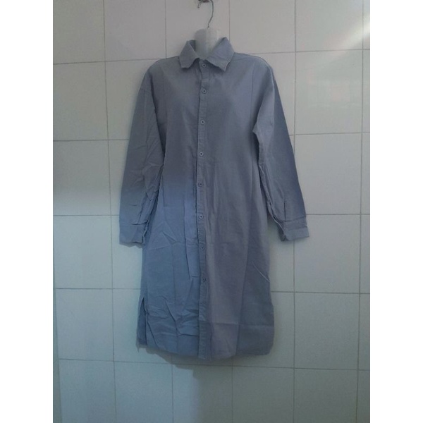 ĐẦM SƠ MI JEANS XẺ TÀ