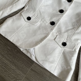 Áo khoác nữ blazer White Black