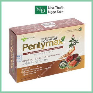 Viên uống Pentymax hỗ trợ ăn ngon miệng, ngủ ngon giấc