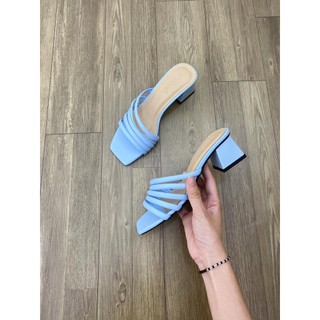[shop giay minh thu]Guốc 5 quai chéo 5cm MT909