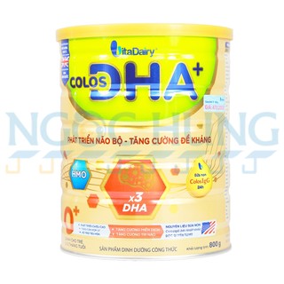 Sữa bột vitadairy colos dha 0+ 800g