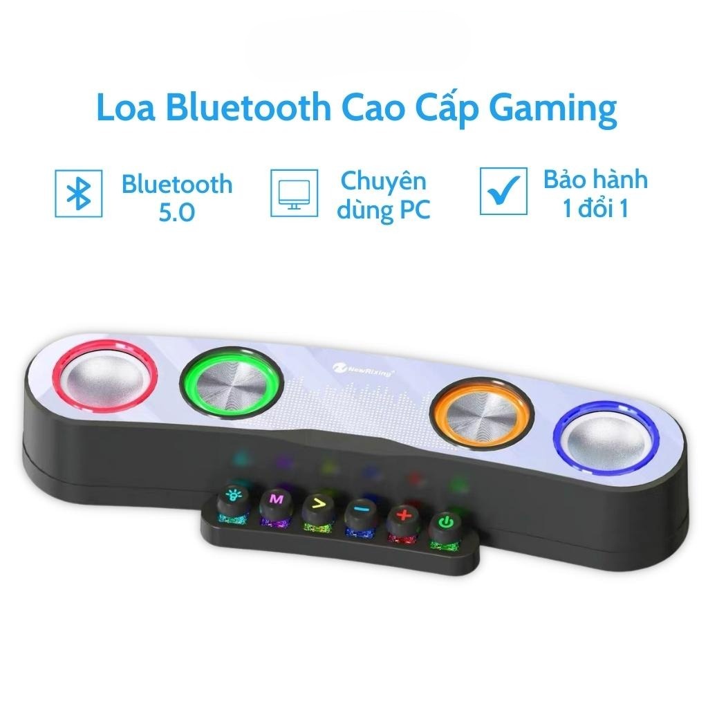 Loa Bluetooth Gaming NR555 Hiệu Ứng Âm Thanh Vòm Dolby Atmos
