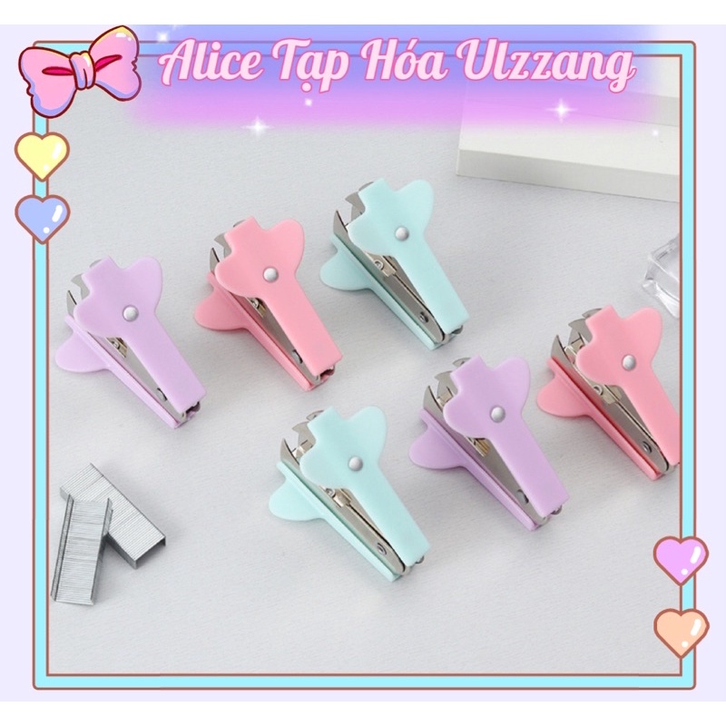 Dụng cụ tháo gỡ kim bấm/ghim bấm màu macaron dễ thương ALICE026