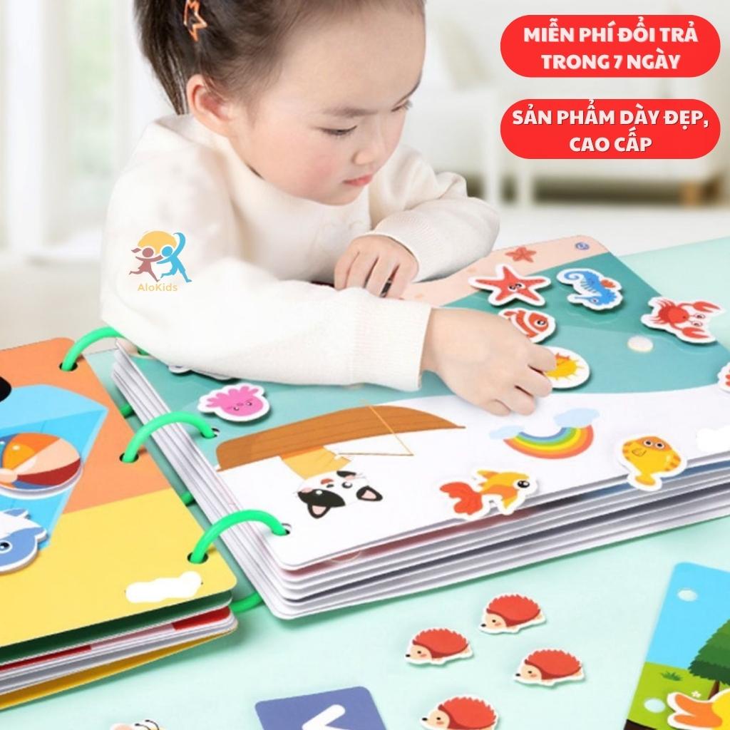 Học Liệu Bóc Dán Montessori Thông Minh 17 Chủ Đề Memocshop Đồ Chơi Giáo Dục Sớm Cho Bé Tái Dùng Nhiều Lần