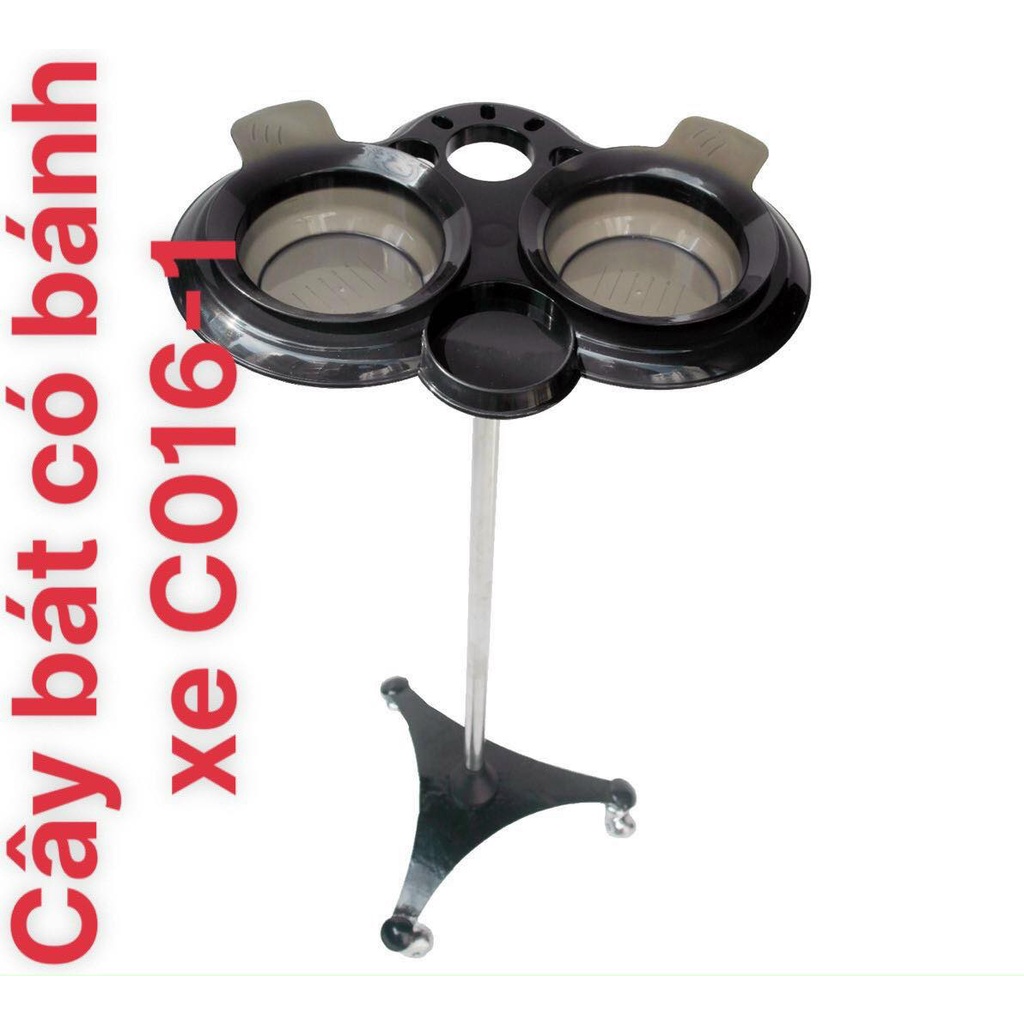 Cây bát đựng màu nhuộm có bánh xe C016