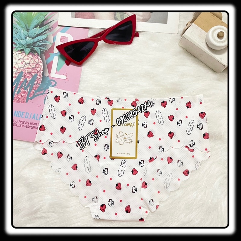Quần lót su thông hơi co giãn tốt hoạ tiết dễ thương