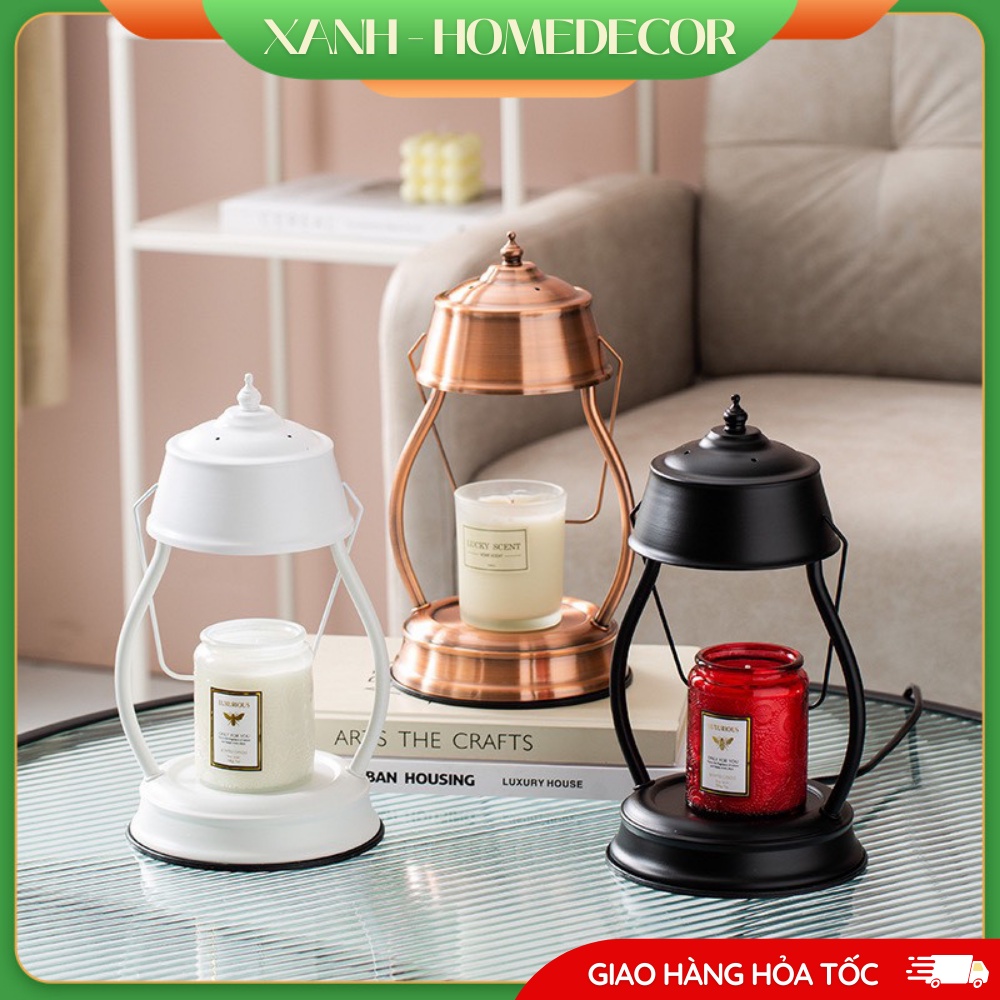 Đèn nến thơm vintage phù hợp cho nhiều loại nến