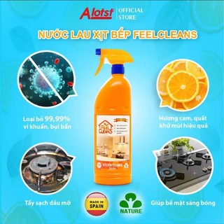 Nước lau xịt bếp Feelcleans 750ml