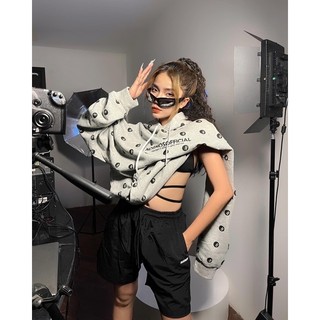 ÁO MINI DOTS HOODIE NORMOS (XÁM)