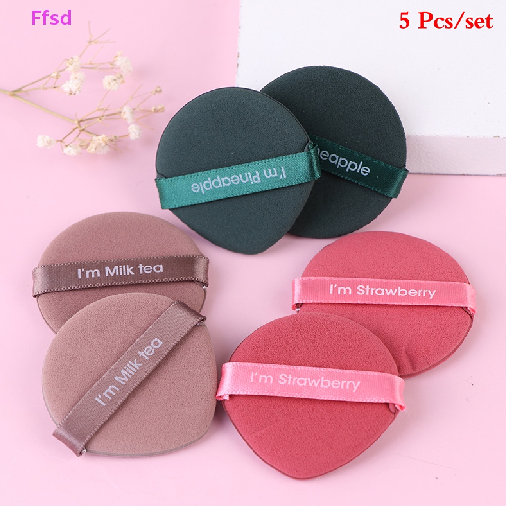 {Ffsd} Set 5 Mút Trang Điểm Nền Toàn Thân Dạng Air Cushion