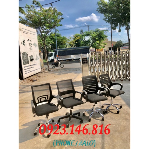 GHẾ VĂN PHÒNG DẠNG LƯỚI CHÂN XOAY Y-1001,1002,1003,4005